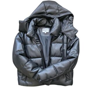 Kids Black Puffer Jacket